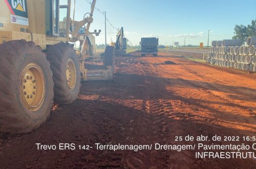 Trevo ERS 142- Terraplenagem/ Drenagem/ Pavimentação COB INFRAESTRUTURA
